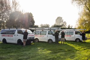 3 plumbing vans for prompt service